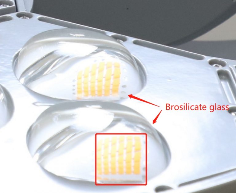 high mast lighting with tempered glass