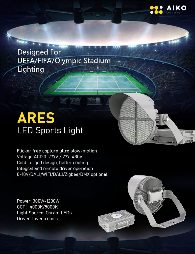 Ares sports lighting
